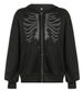 Y2K Subculture Chain Skeleton Print Loose Hoodie Streetwear Niche Casual Zipper Thin Jacket_voghion.com