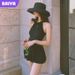 Women's New One-Piece Swimsuit Korean Pure Desire Ins Style Skirt Cover Belly Slimming High-End Backless Hot Spring_voghion.com