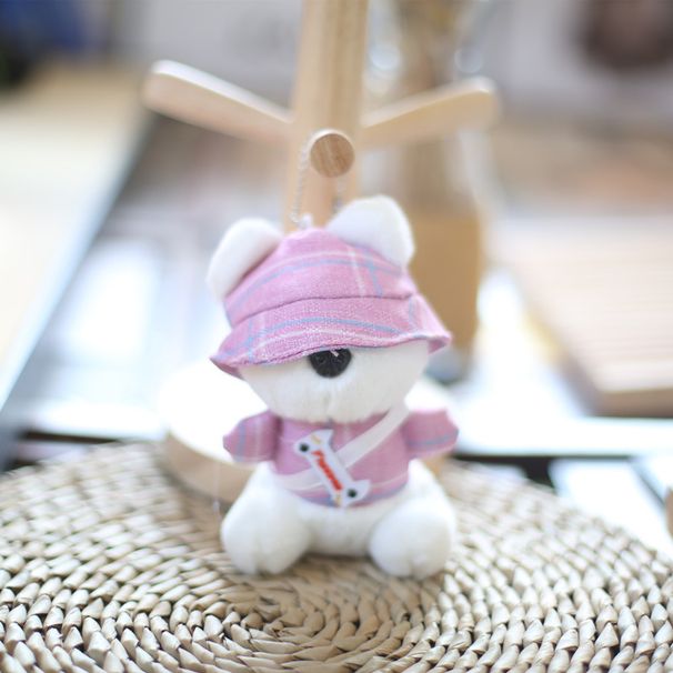 Adorable Plush Cute Rabbit Keychain Soft Stuffed Animal Pendant Doll Bag_voghion.com