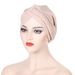 new multi-color two-wear braided hat turban hat fashion turban hat pullover hat in stock_voghion.com