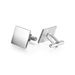Gemelli quadrati in metallo con bottone a pressione da uomo, accessori per camicie, molto venduti_voghion.com
