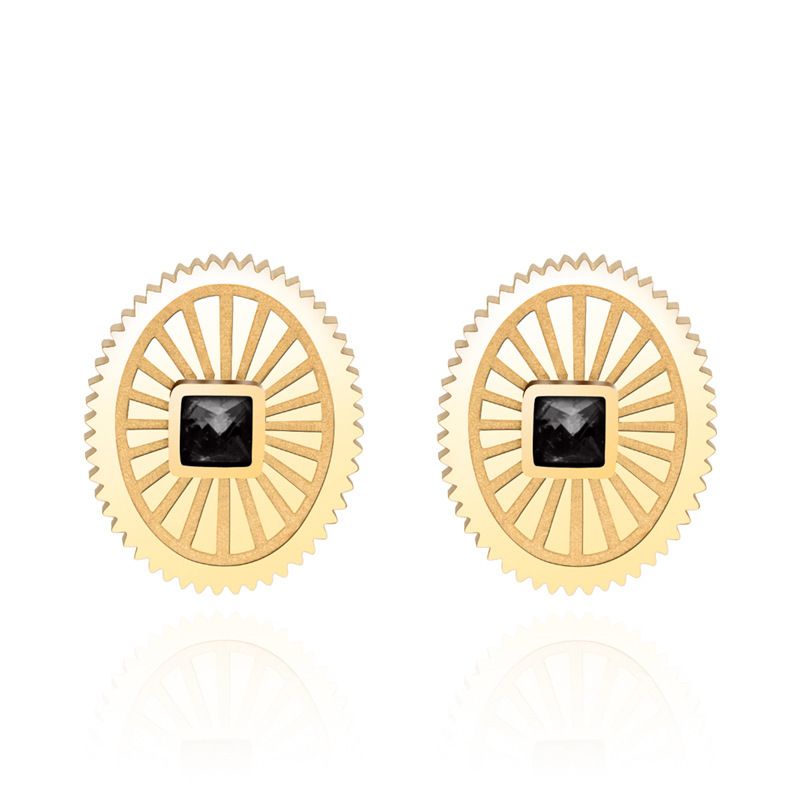 Fashion Light Luxury Temperament Zircon Necklace Earrings Jewelry Set No Fading Jewelry_voghion.com