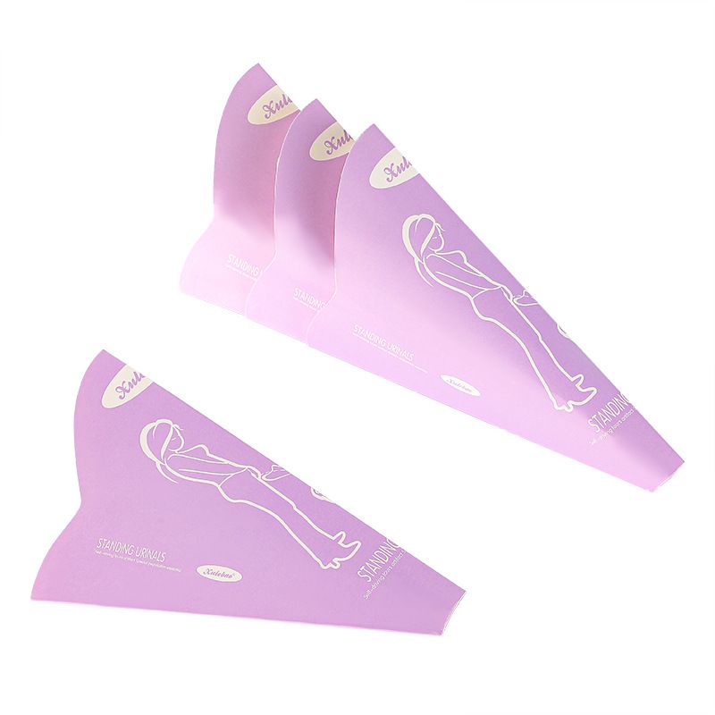 Outdoor Camping 10pcs/pack Female Folding Urinal Outdoor Travel Emergency Urinal Funnel Portable Paper Urinal_voghion.com