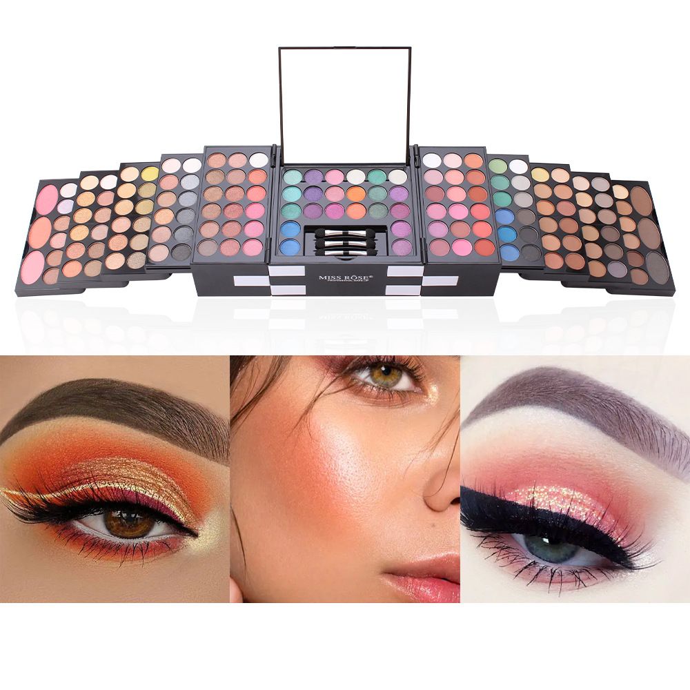 Make-up Erdfarben Augen Make-up Lidschatten Schönheit Bühnen Make-up Maskenbildner Spezial Lidschatten Palette Set_voghion.com