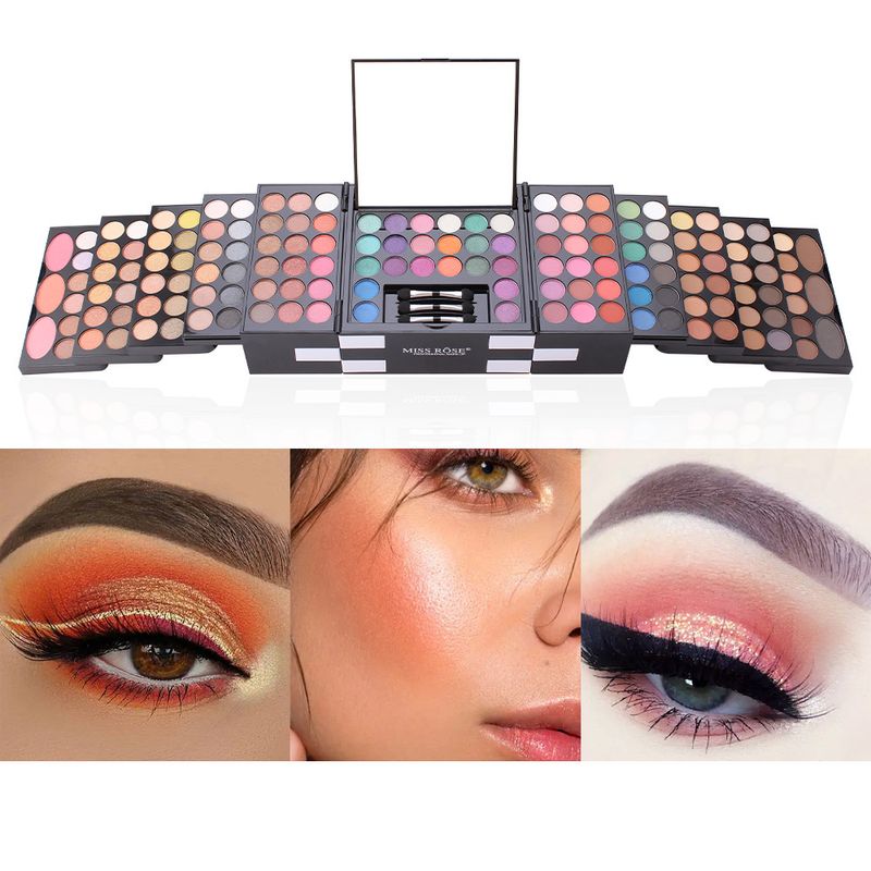 Maquiagem Earth Color Eye Makeup Sombra Beauty Stage Makeup Maquiagem Maquiador Conjunto de paleta de sombras especiais_voghion.com
