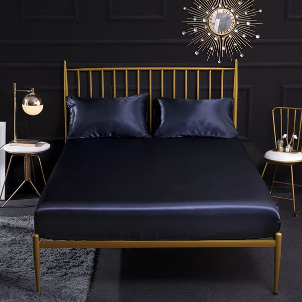 Silky Fitted Sheet Mattress Protector Full Size For Bedding_voghion.com