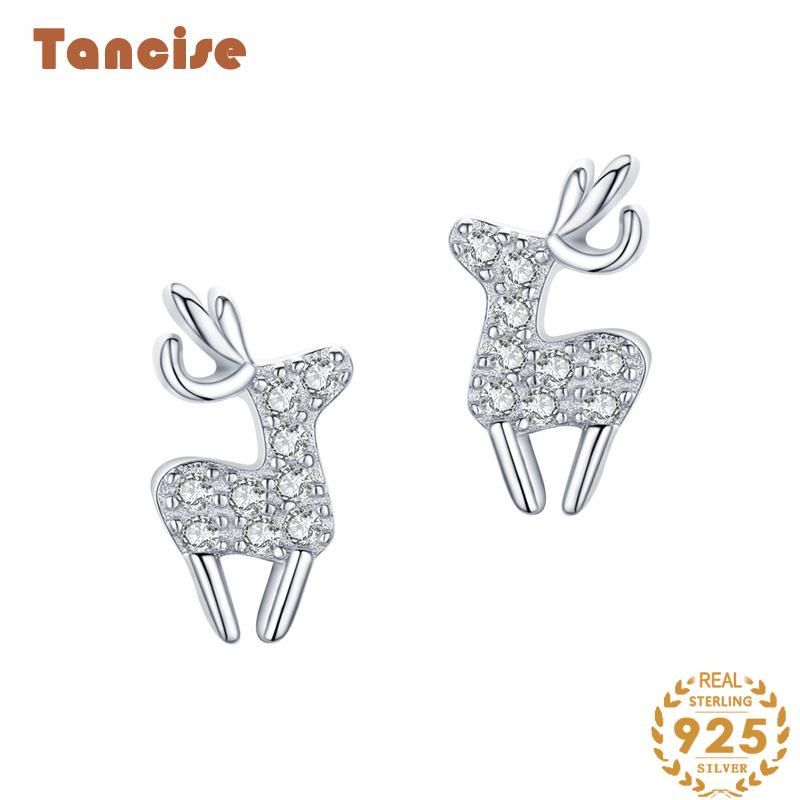 Tancise Orecchini pendenti con zirconi d'argento per le donne Regali per feste di matrimonio_voghion.com