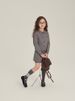 Aimo Beibei Girls Koreaanse editie College Style gebreide set herfst nieuwe Twist trui vest rok 2-delige set_voghion.com
