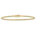 10k 1.5mm Extra-Light D/C Rope Chain Anklet_voghion.com
