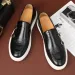 Retro-Mode Herren Schwarz Braun Flats Monk Strap Lederschuhe Casual Loafers Formelle Kleidung Schuhe atos Hombre_voghion.com