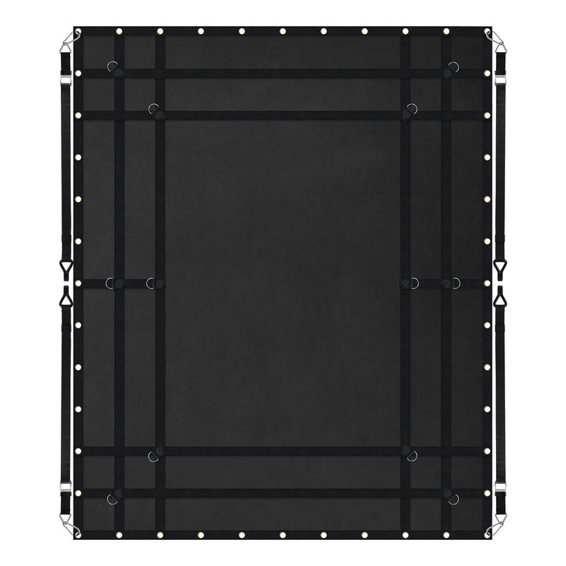 VEVOR Cargo Net Heavy Duty Cargo Net 96" X 81" Adjustable Buckles & S-Hooks_voghion.com