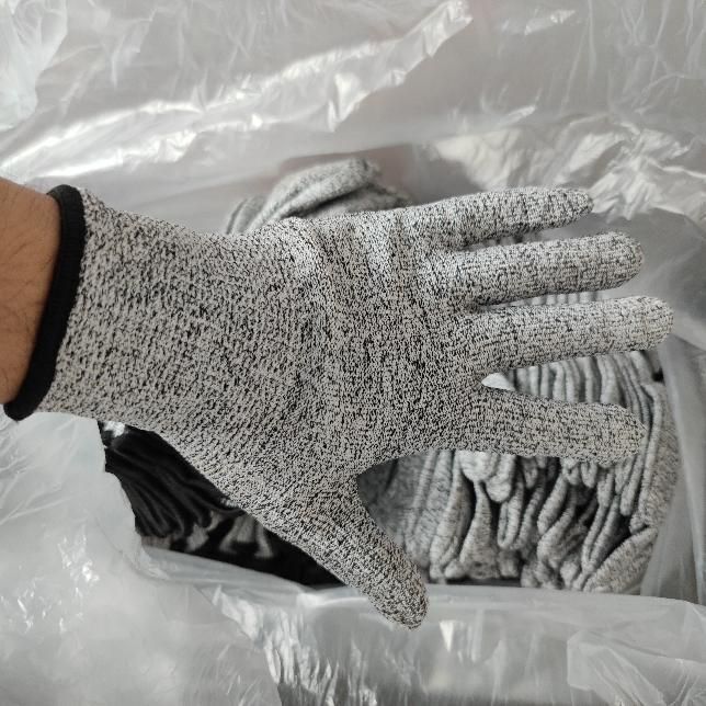 Arbeitsschutzhandschuhe der Stufe 5, schnitt- und durchstichfest, rutschfest und reißfest, PU-Beschichtung, verschleißfester Schutz für Bauarbeiten_voghion.com