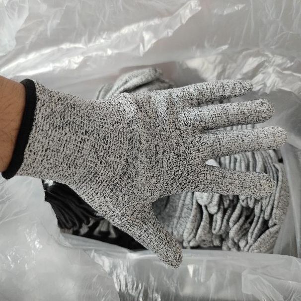 Arbeitsschutzhandschuhe der Stufe 5, schnitt- und durchstichfest, rutschfest und reißfest, PU-Beschichtung, verschleißfester Schutz für Bauarbeiten_voghion.com