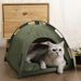 Cat shelter Four seasons all-purpose dog shelter outdoor removable washable semi-enclosed cat shelter_voghion.com