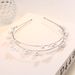 Fascia per capelli alla moda a doppio strato, accessori per perle da sposa_voghion.com