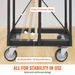VEVOR Drywall Cart, 1500 LBS Panel Dolly Cart With 36.02" X 24.02" Deck And 5" Swivel Wheels, Heavy-Duty Drywall Sheet Cart, Handling Wall Panel, Sheetrock, Lumber, For Garage, Home, Warehouse_voghion.com