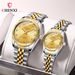 CHENXI Dawn Brand Quartz 004A Women's Watch Couple Watches Gold_voghion.com
