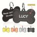 Personalized Dog ID Tags For Pets, Customized Engraved Dog Name Tags, ID Tags Alloy Pendant Tag For Dog Collars Cat Collar Perfe_voghion.com