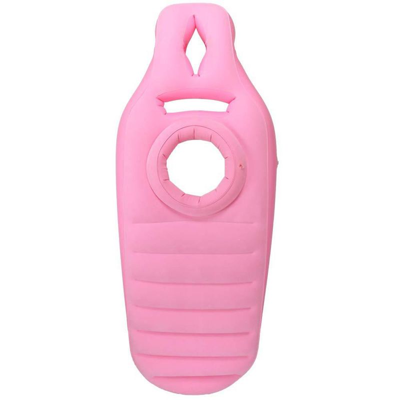 Yoga Mat for Pregnant Women Comfortable Flocking PVC Inflatable Mattress with Hole Exercise Home Sports Gym Fitness Pilates Pads_voghion.com