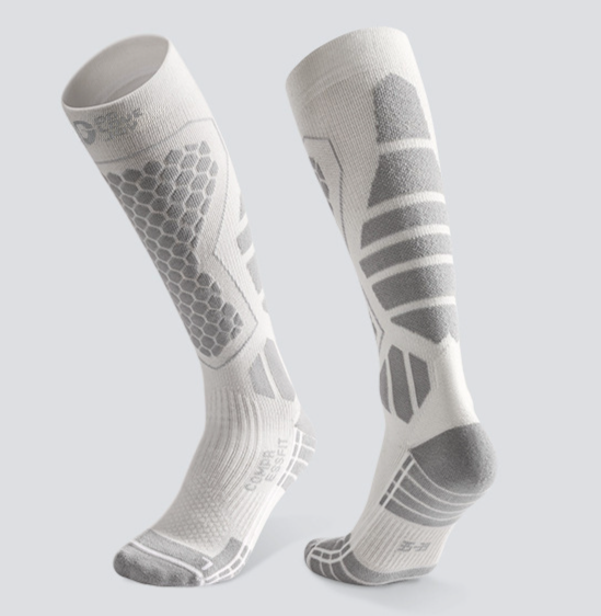 Sci da sci di alta qualità per uomo e donna, in lana spessa, caldi, professionali per adulti, lunghi e alti, antiscivolo, traspiranti, assorbenti del sudore_voghion.com