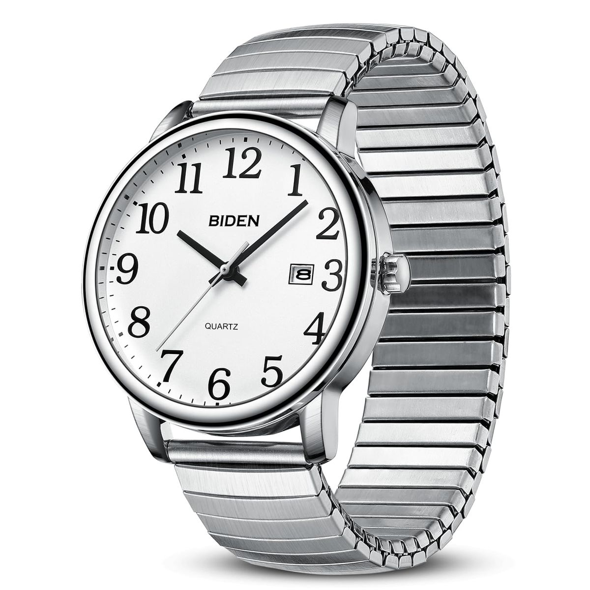 Orologio retrò alla moda adatto sia per uomini che per donne, orologio analogico al quarzo, quadrante digitale, cinturino elastico impermeabile_voghion.com