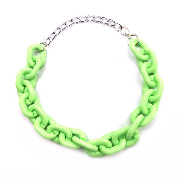 U shaped candy colored pet necklace cute cat princess style necklace teddy dog collar_voghion.com