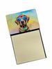 NEW Chocolate Labrador Hippie Dawg Sticky Note Holder Refillable Dispenser Self-Sticky Note Pads, Memo Pads Blank Desk Accessories_voghion.com