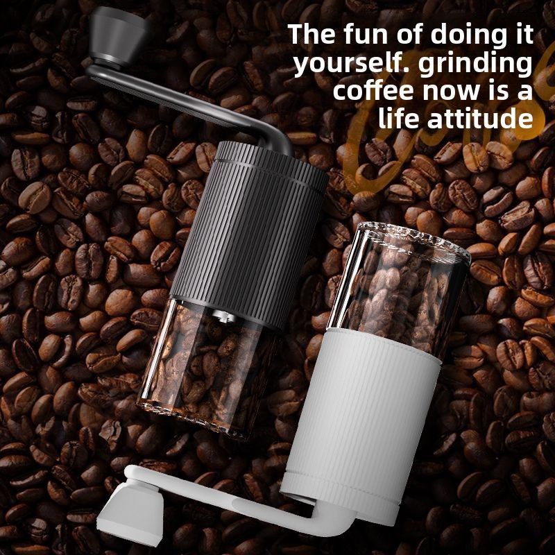 【Hand-Crank Grinder】Coffee Bean Grinder Washable Adjustable Coarseness Hand-Cranked Coffee Powder_voghion.com