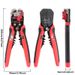 Stripper Multitool Pliers YES-1R Automatic 5 In1 Stripping Cutter Crimping Cable Wire Electrician Repair Tools_voghion.com