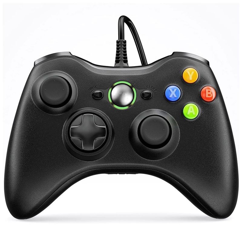 Xbox 360 Kabelgebundener Controller USB-Fernbedienung Gamepad PC-Gaming-Steuerung_voghion.com