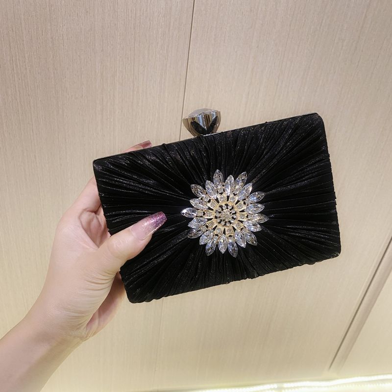 Nuove borse per compleanni, borse per matrimoni, borse per banchetti, borse pieghevoli con strass scintillanti, borse multifunzionali_voghion.com