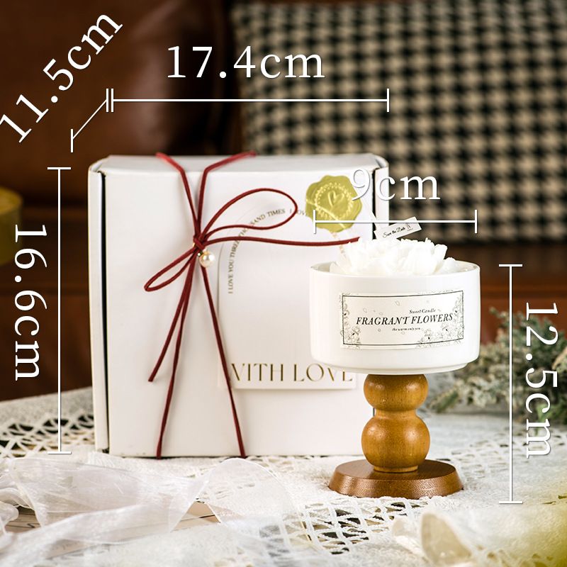 Ljus Kamelia Doftljus Presentset Elegant Blommig Aromaterapi Sojavaxljus Med Långvarig Doft_voghion.com