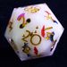 9 Polyhedral Set Of Dice D&D Rouge Club For Dungeons Dragons RPG_voghion.com