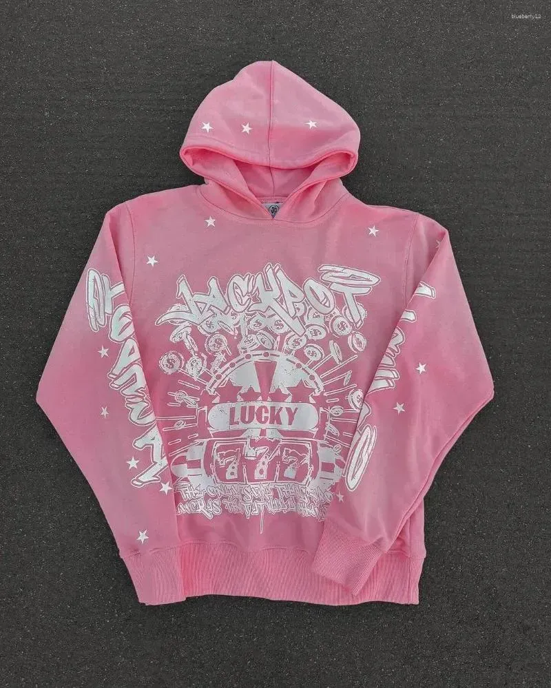 Bluzy męskie z kapturem Gotyckie męskie bluzy i spodnie dresowe Dwuczęściowe zimowe Tracuit Spodnie codzienne Zestawy sportowe Y2k Streetwear_voghion.com