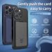 For Iphone 13 14 Pro Max Plus Business Man Sliding Card Key Holder Phone Case Cover_voghion.com