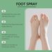 Spray de jengibre SOUTH MOON para el cuidado de los pies, mantiene la piel suave, refrescante y limpia._voghion.com