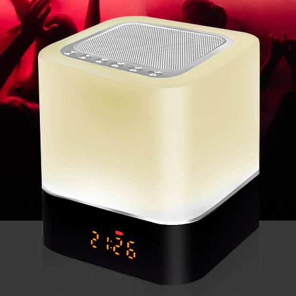Sweet Dreams Speakers In 7 Changeable Mood Color Touch Lamp+ Phone Charger_voghion.com