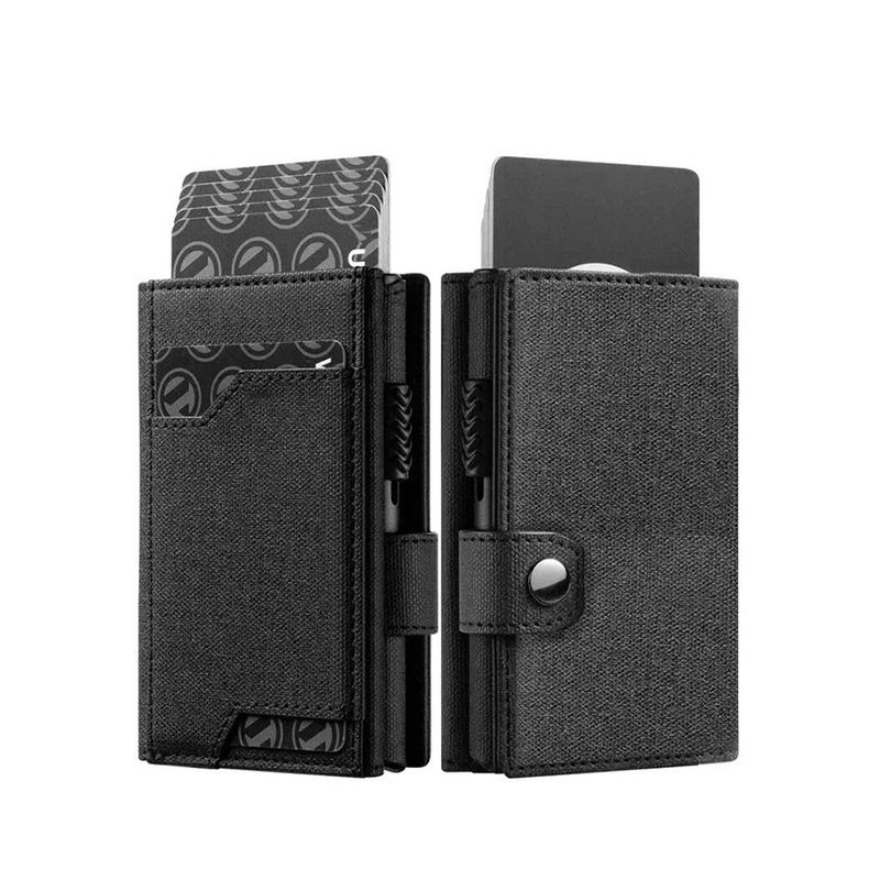 Herrentaschen Automatischer Pop-Up-Kartenhalter Multi-Card-Metall-Geldbörse Modische tragbare Anti-Diebstahl-Geldbörse_voghion.com