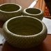 Woven Egg Bird's Nest Steamed Bun Candy Round Hollow Double Layer Bamboo Green Snack Basket_voghion.com