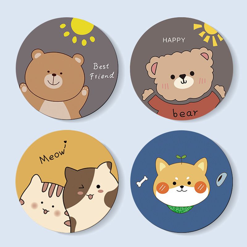 Unbeatable Quality Heat Proof Coaster Anti-Scalding Table High Temperature Resistant Plate Cartoon Minimalist Posing Props Non-Slip Mat_voghion.com