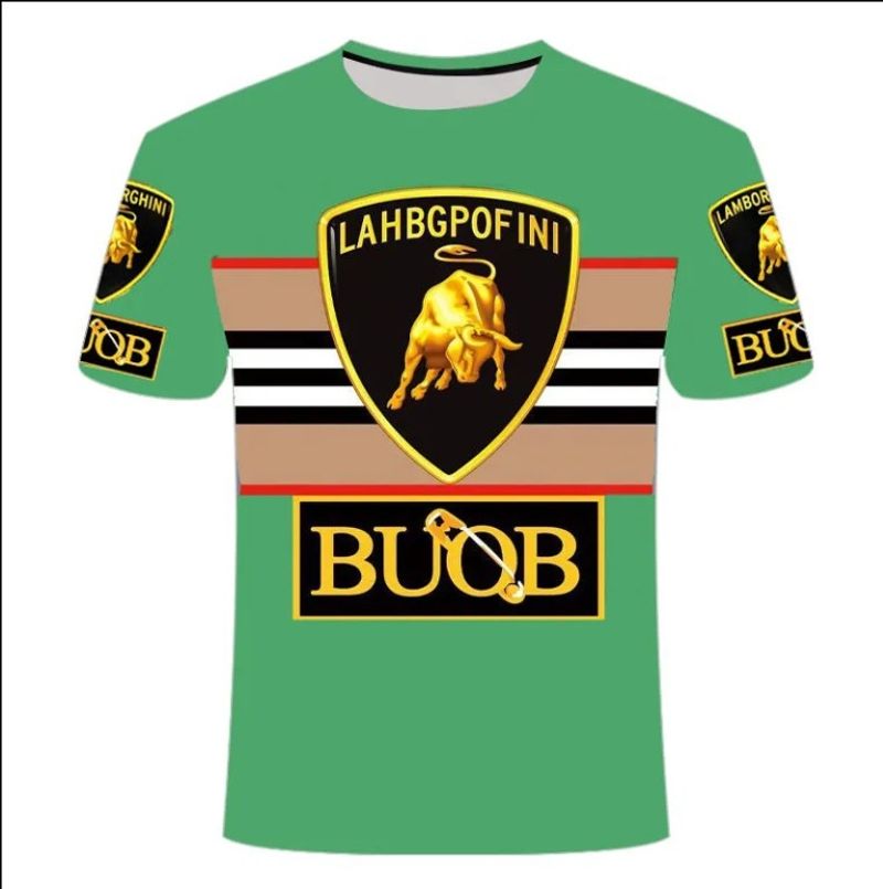 2025 New 3D Personalized Men's Fashion Trend Round Neck Printed Short Sleeved Jersey American T-shirt Cross-border_voghion.com