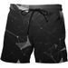 Herren Vortex Schwarze Casual 3D-Digitaldruck Dreidimensionales geometrisches Muster Strandhose Herrenshorts_voghion.com