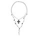 Dark Sweet Cool Multi-layer Cross Necklace For Women Y2K Subculture Hot Girl Collarbone Chain Millennium Style Accessory_voghion.com