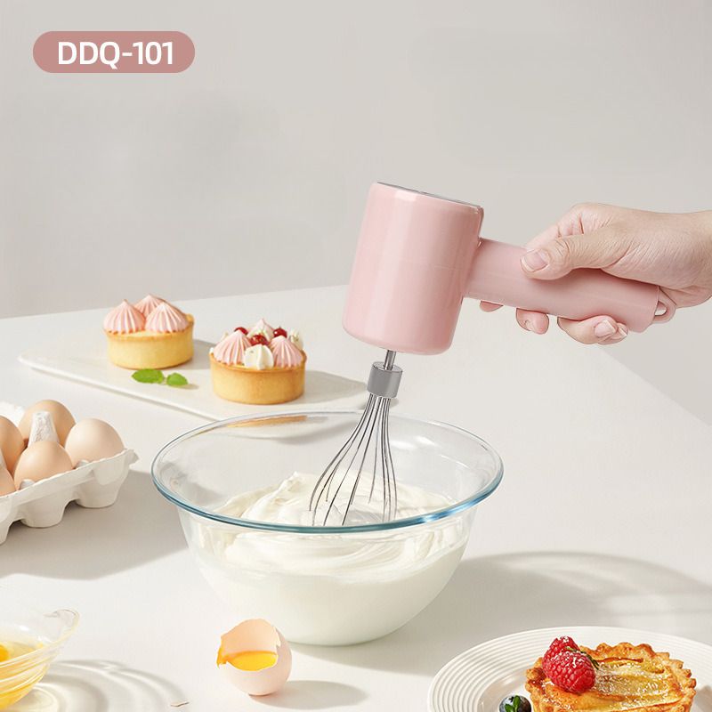Mixer electric de uz casnic portabil pentru ouă mici, instrument pentru bătut și copt cremă, mixer multifuncțional_voghion.com