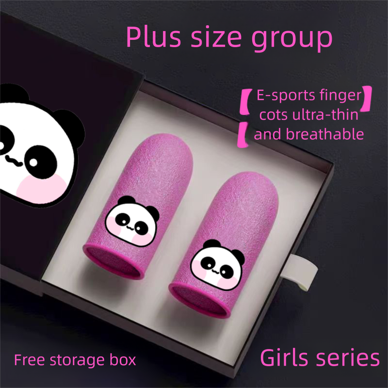 Gaming Girls, Cute PUBG Finger Sleev, Ultra-Thin Breathable Sweat-Proof Thumb Sleev For King Of Glory And Mobile_voghion.com
