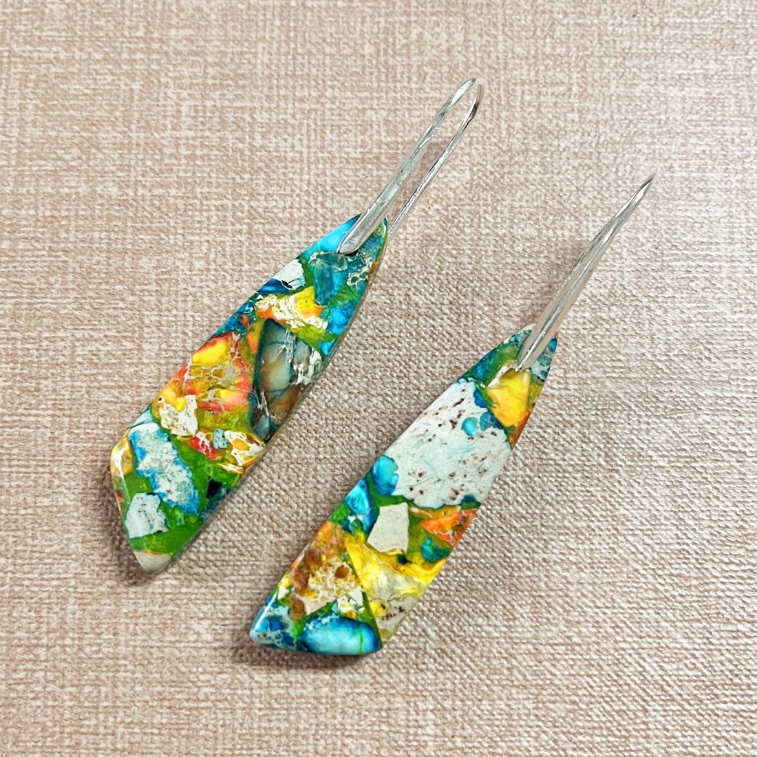 Neu Böhmischen Natürliche Stein Anhänger Ohrringe Ohrringe Beliebte Retro_voghion.com