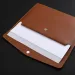 Leather File Folder Large Capacity Document Bag Business Briefcase Magnetic Button Waterproof Laptop Cases Office_voghion.com
