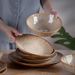 Home Garden Round Creative Bowl And Dish Set Household Ceramic Bowl And Dish Combination Set Retro Style Plate Bowl Ceramic Tableware Wholesale_voghion.com