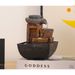 Xintianquan Flowing Wate Wealth-Binging Small Fountain Onament Office Desktop Decoation Indoo Living Room_voghion.com