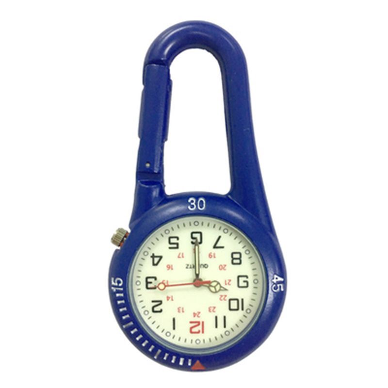 Uhrenanhänger Tragbare Uhr Stern Taille Außenuhr Schlossschnalle Retro-Uhr Gedenkrucksack Sport Im Dunkeln leuchtende Bergsteigerschnalle_voghion.com